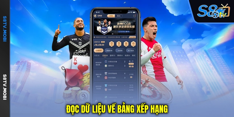 Đọc dữ liệu về bảng xếp hạng