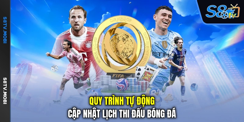 Quy trình tự động cập nhật lịch thi đấu bóng đá